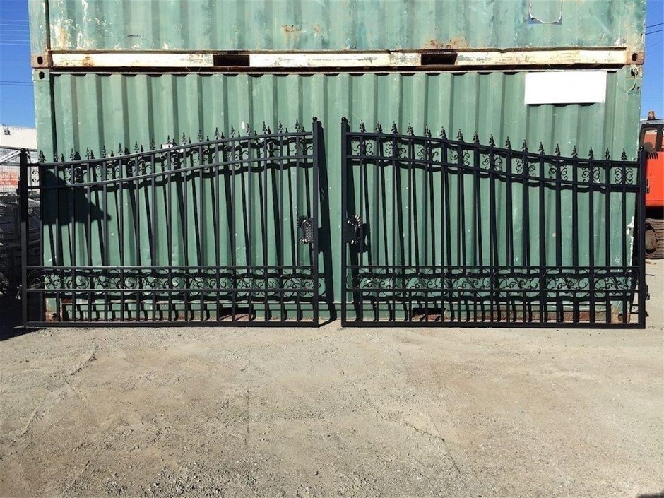 Set of 2 Wrought Iron Style Gates (Unused)