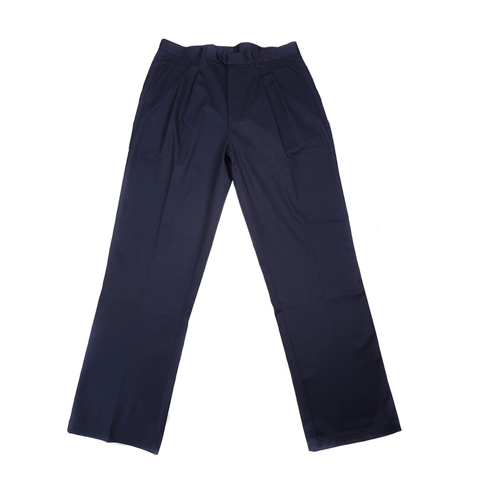 4 x WS WORKWEAR Men’s Wrinkle Free Trouser, Size 94L, Navy.