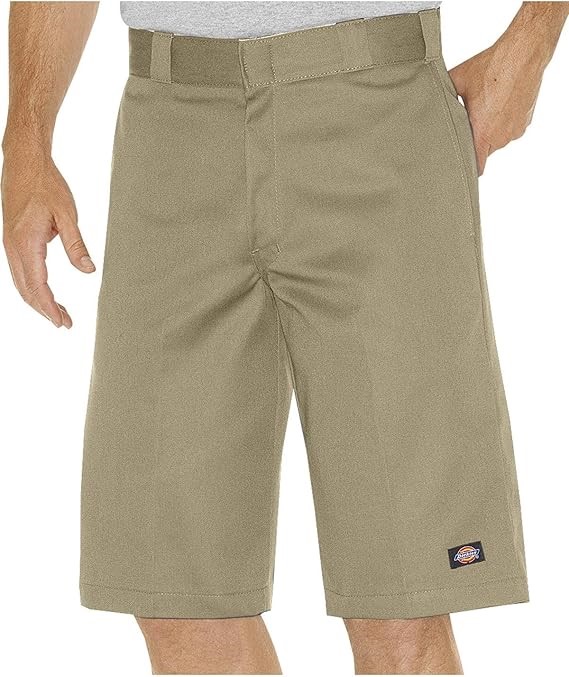 DICKIES Men's 13-inch Relaxed-fit Multi-pocket Short, Size 42, Khaki, WR640