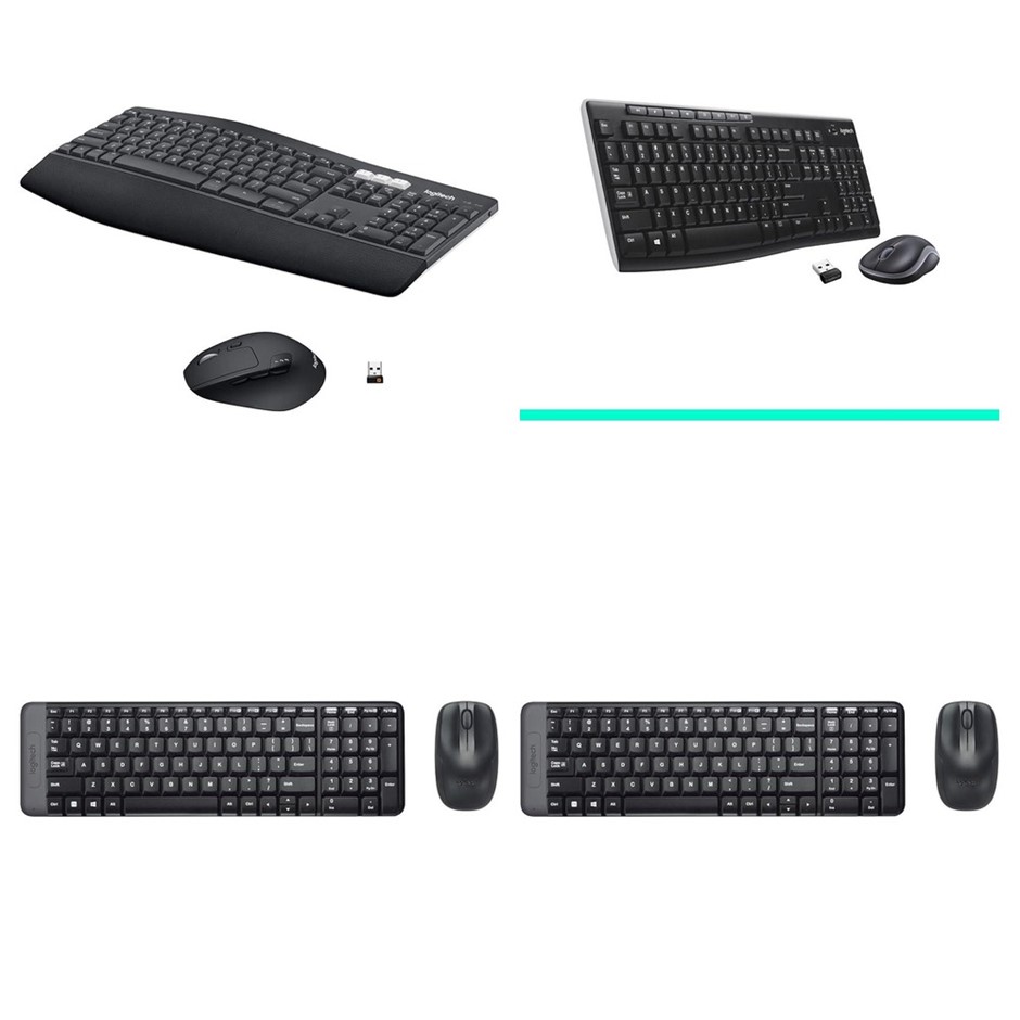 4 x LOGITECH Keyboard & Mouse Combo. 1 x LOGITECH MK850 Performance Wireles