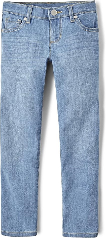 THE CHILDREN'S PLACE Girls Basic Skinny Jeans, Size 14, True Indigo, 206911