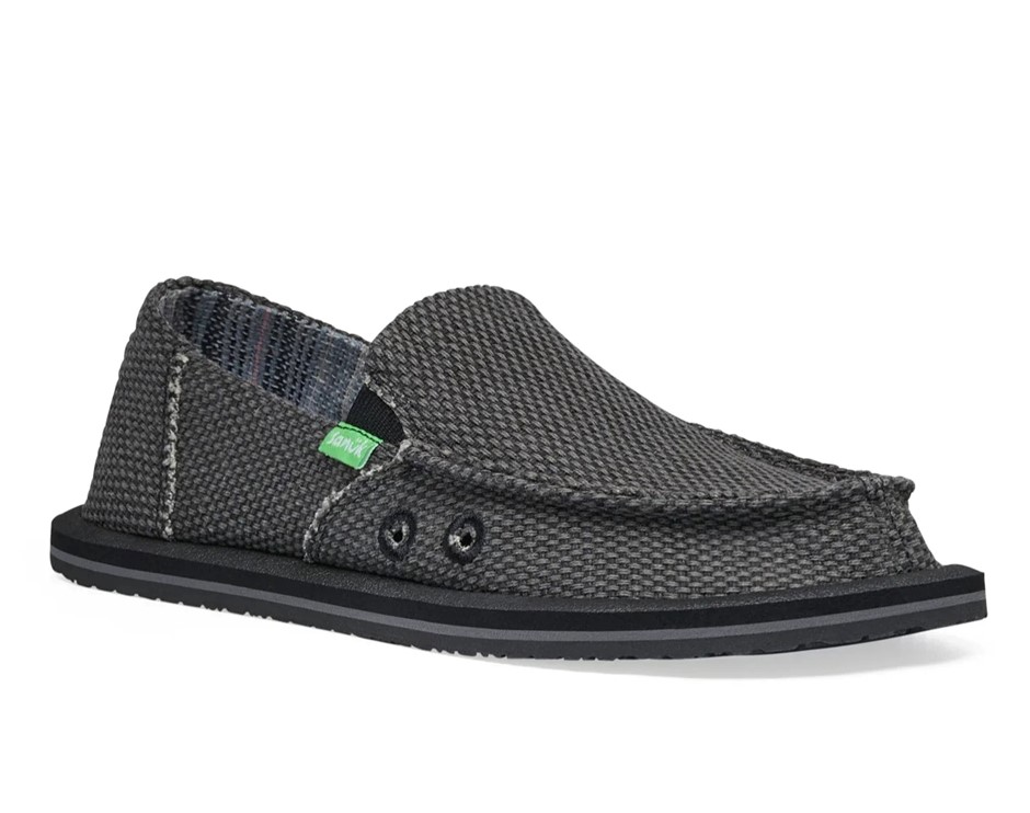 SANUK Unisex-Child Vagabond Loafer, US6/EU36, Black, SBF1061Y. Buyers Note