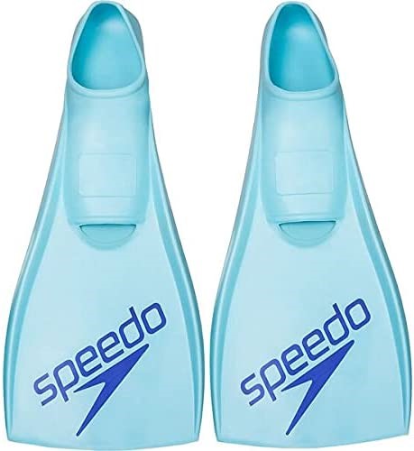 SPEEDO Long Blade FIN Mint/Blue, Size: XS. Buyers Note - Discount Freight