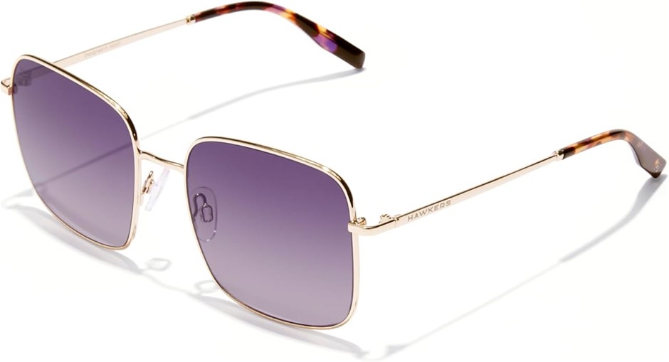HAWKERS Unisex ROYAL FLUSH Sunglasses, Gold Purple To Pink, HRFL25DPM0. Bu