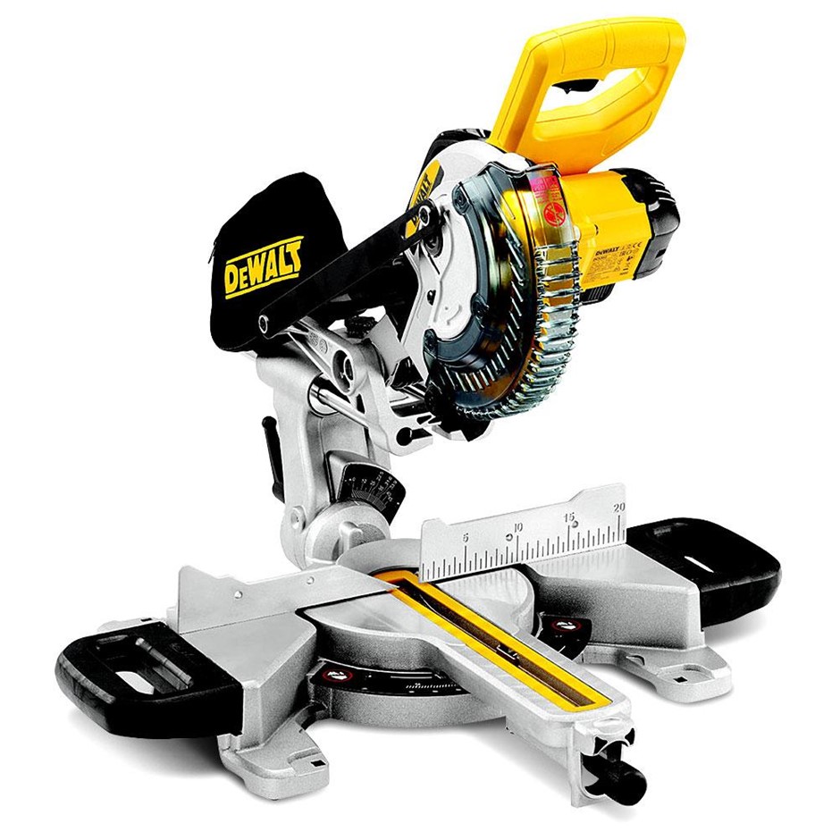 DEWALT 18V XR Li-ion Cordless 184mm (7-1/4") Mitre Saw - Skin Only. NB: Min