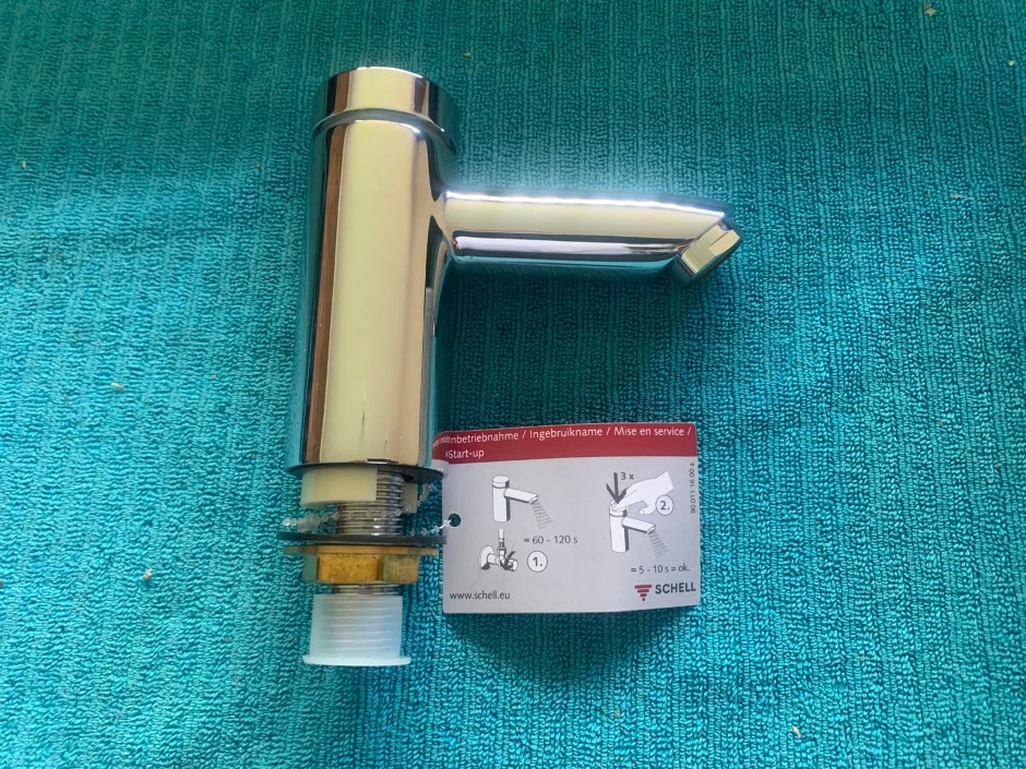 1 x Schell Self-Closing Basin Tap (Unused)