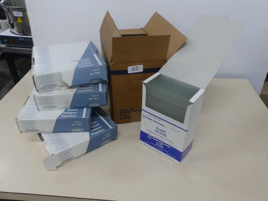 Pasteur Pipettes Glass Disposable 230mm