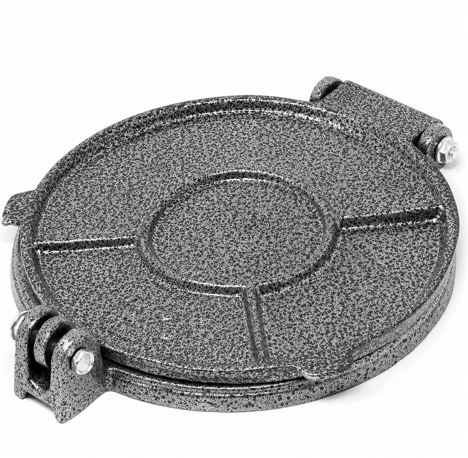 ALPHA LIVING Tortilla Press & Pataconera 7.5" Cast Iron Flour Corn Press, 5