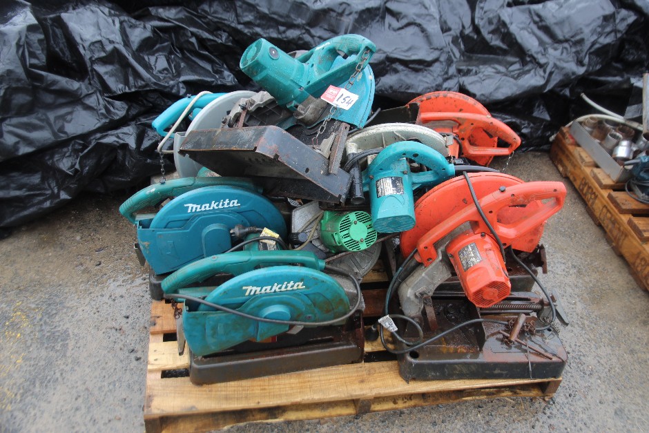 <p>Power Saws on Pallet</p>