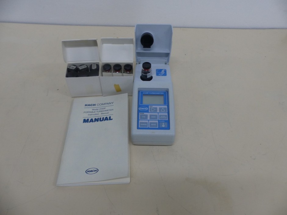 <p>Turbidimeter Digital 0–1000 NTU Auto Calibration, Sample Cells, Carry Ca