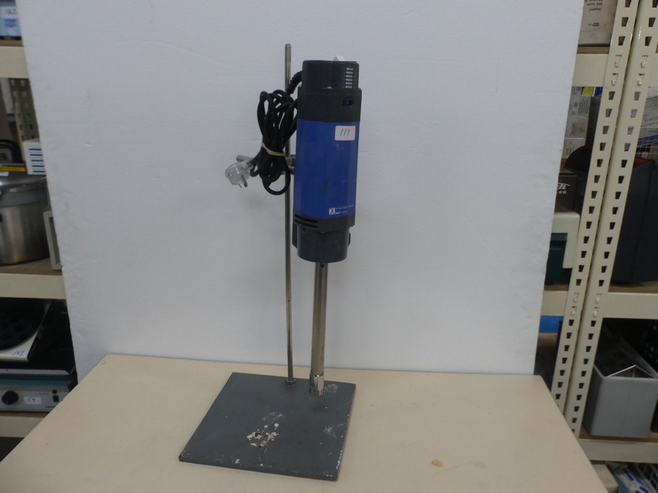 <p>Homogeniser with Stand Variable Speed to 10,000rpm up to 30 Litre Volume