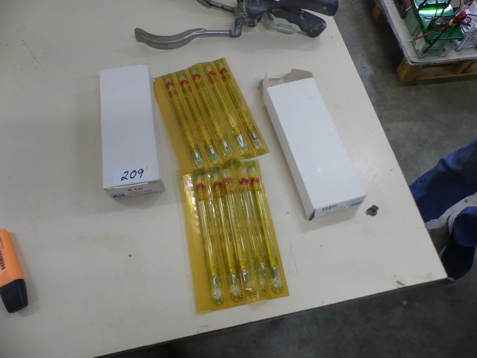 Thermometers 150mm range: 10-110C