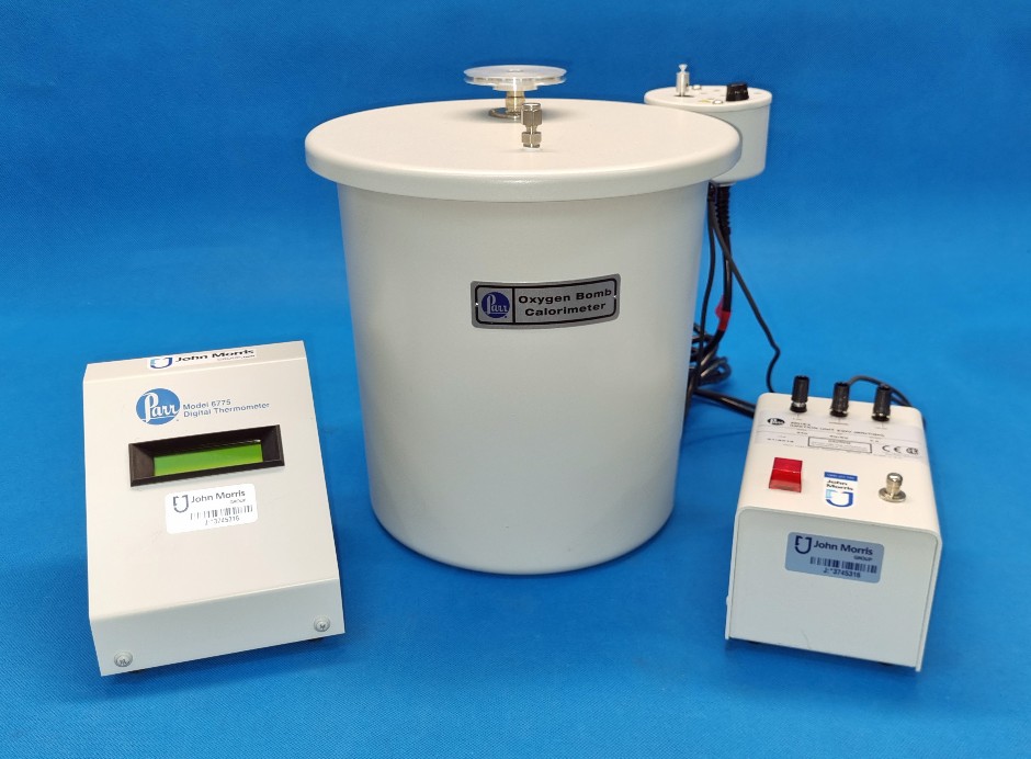 <p>Oxygen bomb calorimeter</p>