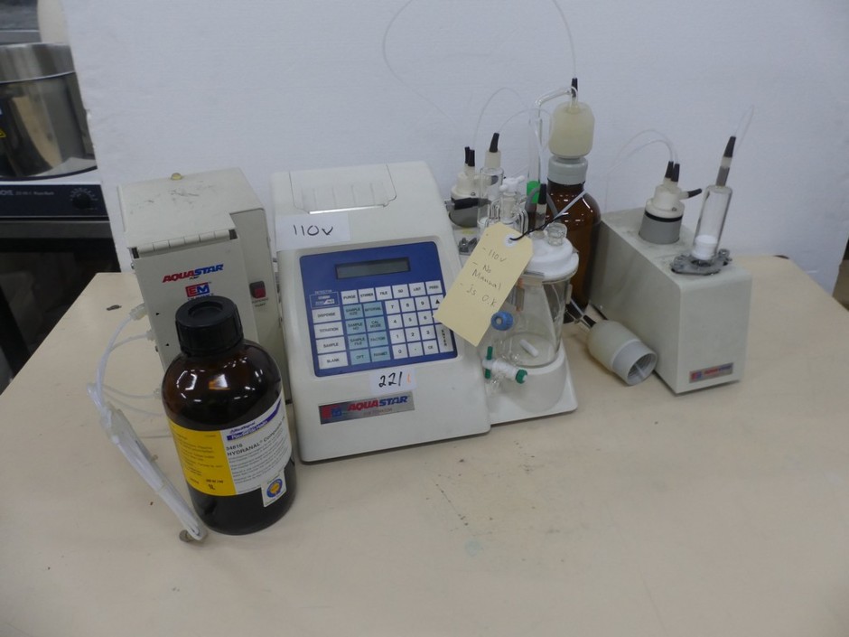Auto-Titration System Karl Fischer with 10ml Burette and Stirrer
