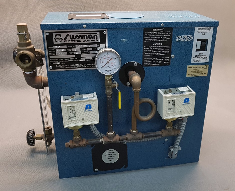 <p>Steam Generator Electric, Automatically Maintains 100 PSI Pressure</p>