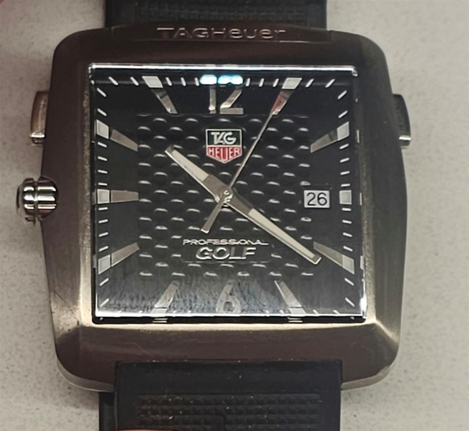 TAG HEUER PROFESSIONAL GOLF TIGER WOODS EDITION 37MM WAE1111.FT6004 WXO