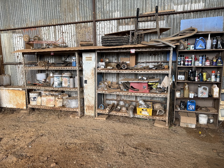 Shelving Unit And Contents (2 x Bays)
