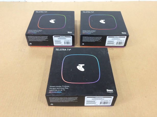Telstra TV 4700TL Media Streaming Box - New (Lot of 3)
