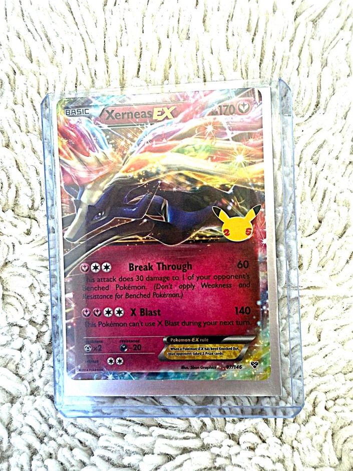 Xerneas EX holo Celebrations classic full art legendary card