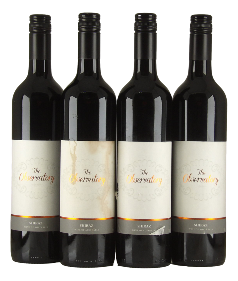 The Observatory Shiraz 2015 (4x 750mL), Barossa-SA.