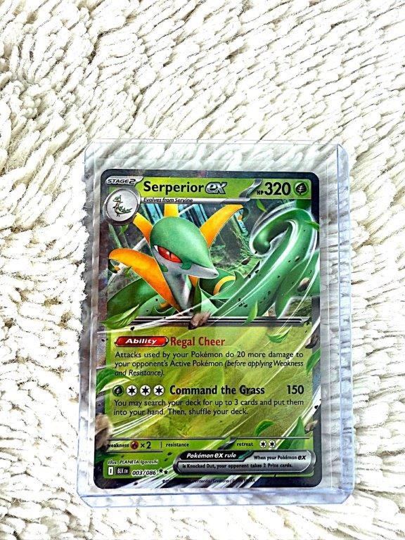 Japanese Serperior ex RR elegant Grass-type Pokémon Unova. Stage 2 Pokémon