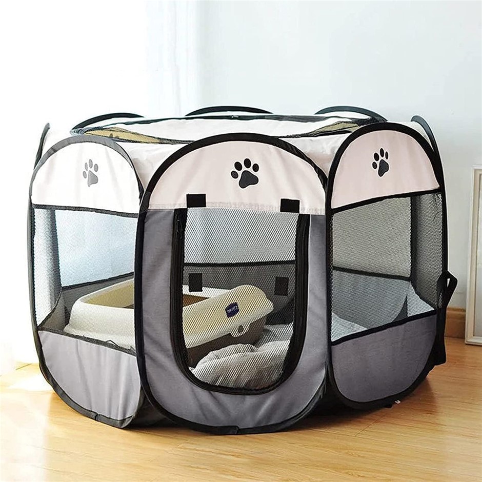 10 X PORTABLE PET PLAYPEN, Dog Playpen Foldable Pet Exercise Pen Tents Dog
