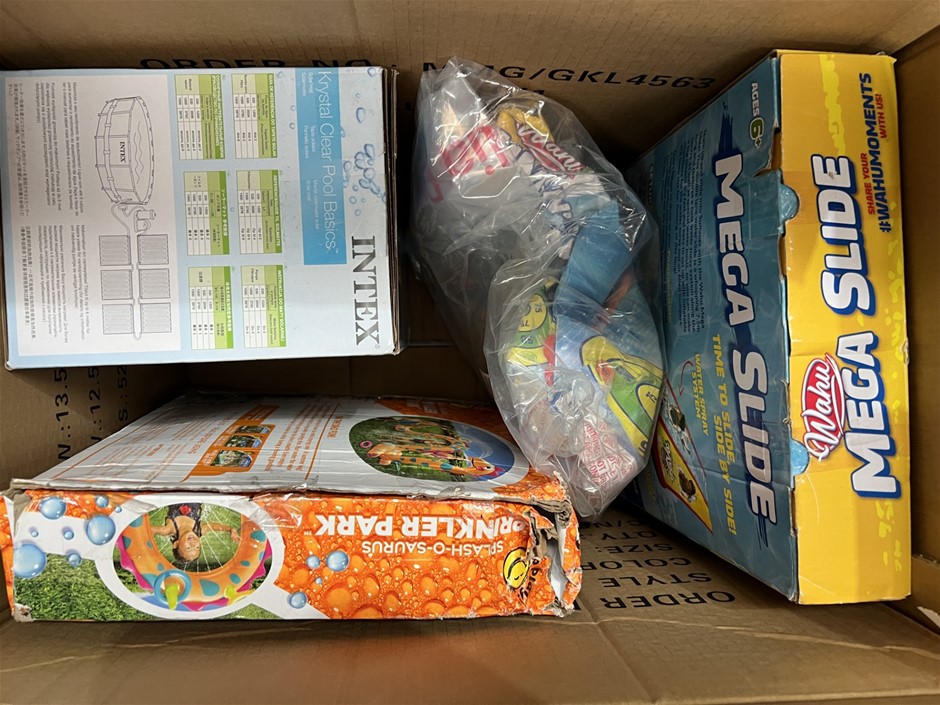 4 x Assorted Pool products. NB: Photo as is. Some Not in Original Packaging