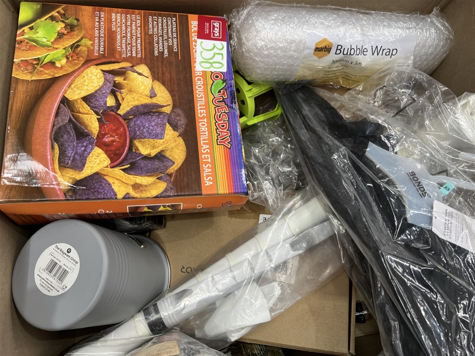 6 x Assorted Home/Kitchenware Products. NB: Photo as is. Some Not in Origin