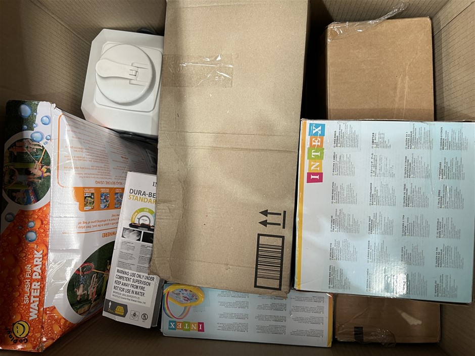 7 x Inflatable Products; Incl. Pool Stuff And Airbed & More. NB: Photo as i