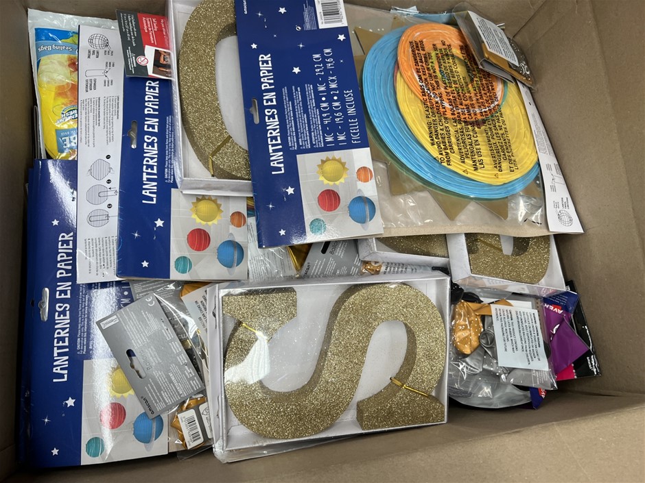 20 x Assorted Party Products. NB: Photo as is. Some Not in Original Packagi