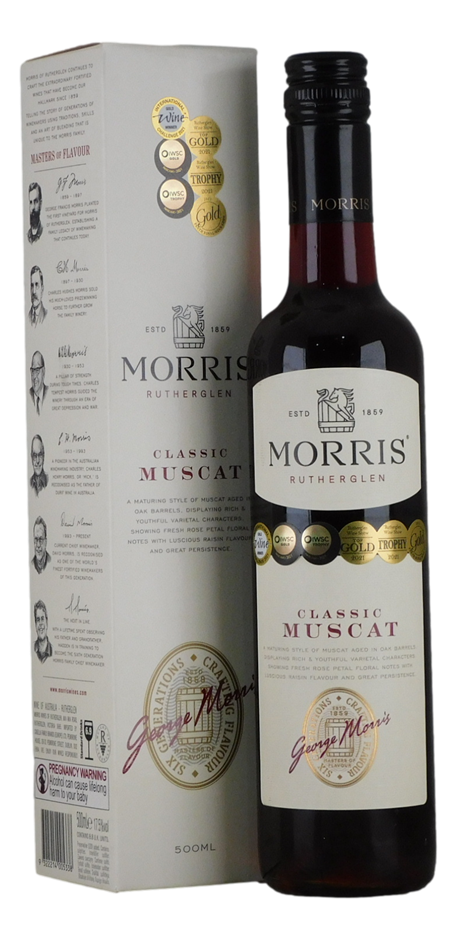 Morris of Rutherglen Classic Muscat NV (6x 500mL), VIC