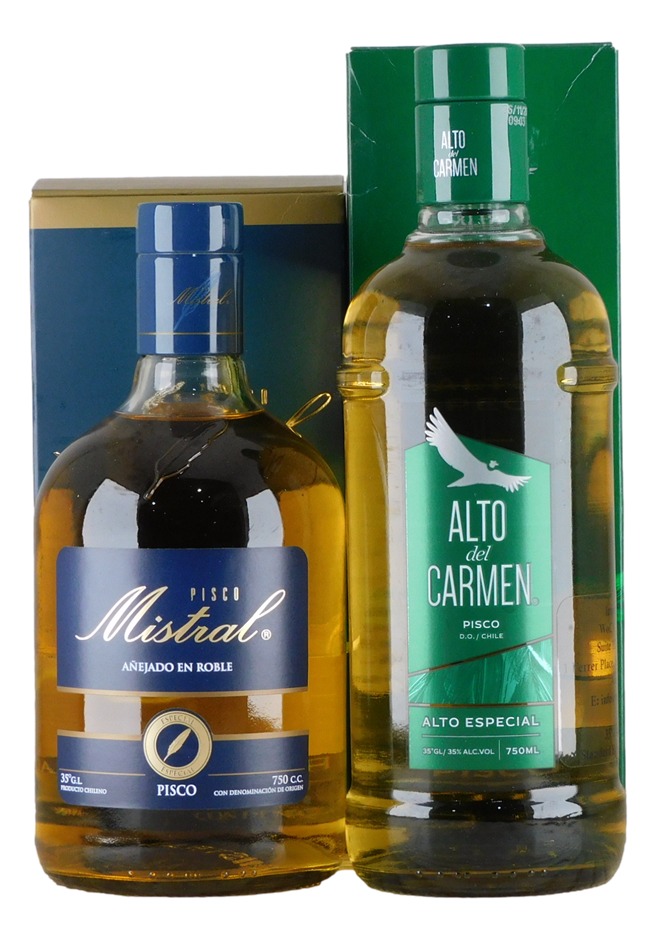 Mixed Pisco Pack (2x 750mL), Chile