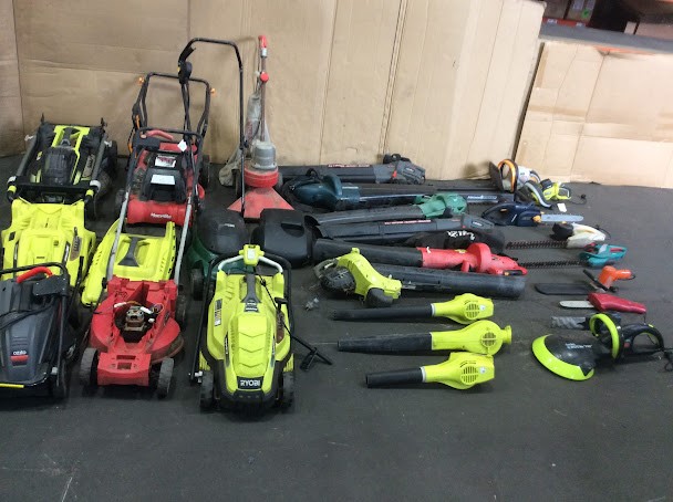Ozito/Ryobi/Bosch Mixed Brand and Model Lawn Mower/Blower/Hedge Trimmer