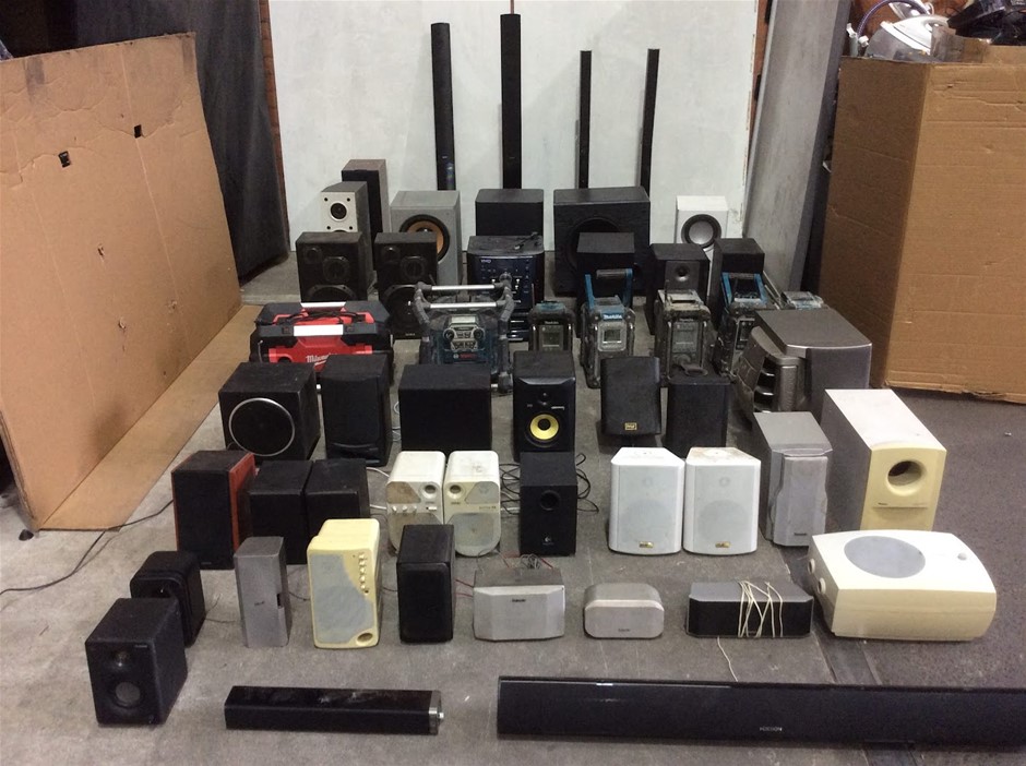 Mixed Brand Speakers & Audio Equipment