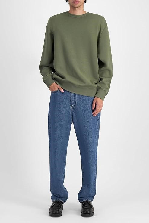 CHAMPION Men's Rochester Capital Crew, Size M, Cargo Olive CSI, ATXBN. RRP: