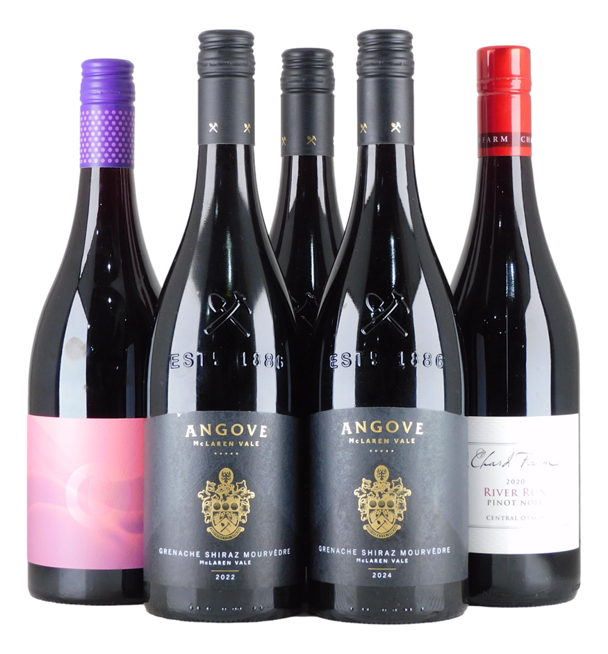 Mixed Red Pack (5x 750mL), Multi Region.