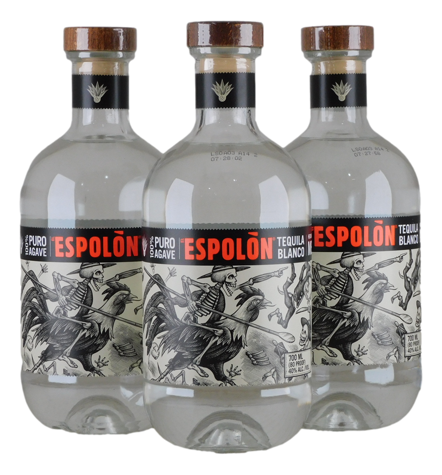Espolon Tequila Blanco (3x 700mL), Mexico