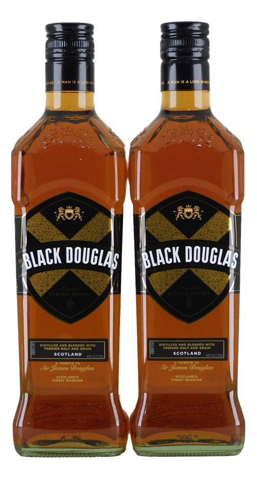 Black Douglas Blended Scotch Whisky (2x 700mL), Scotland.