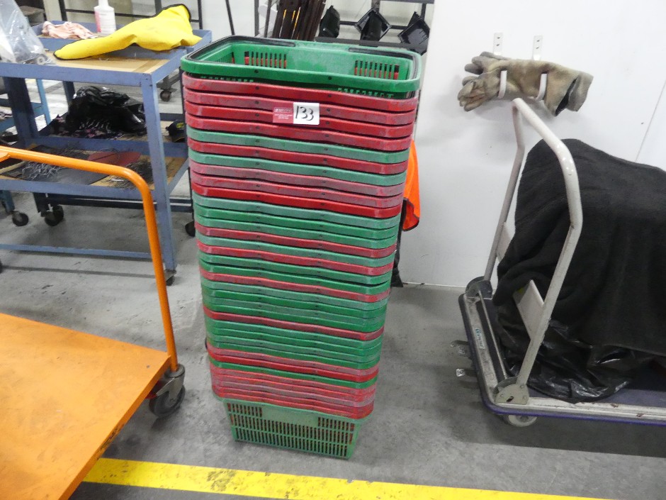 <p>Perforated Carry Baskets (Qty Approx 38)</p>