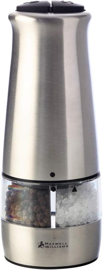 Maxwell & Williams Cosmopolitan Electric Duo Salt & Pepper Mill 18cm Gift B