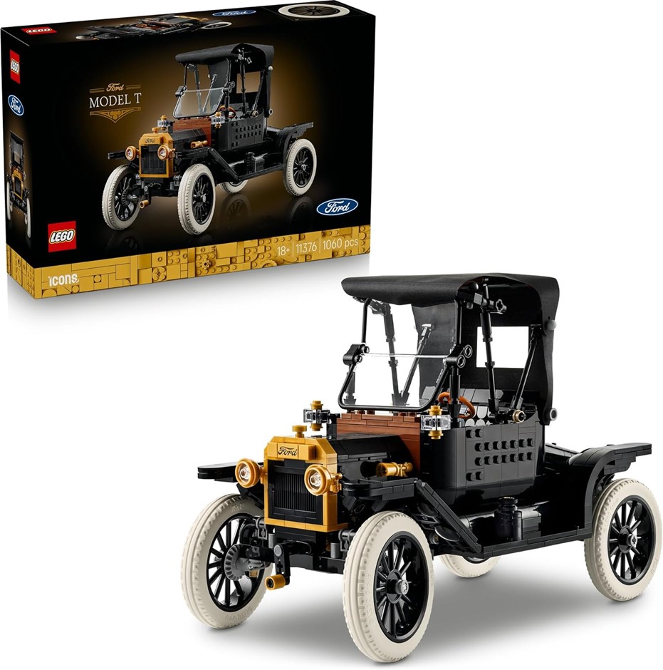 LEGO® Icons Ford Model T 11376 Collectable Vintage Model Car NB: damaged pa