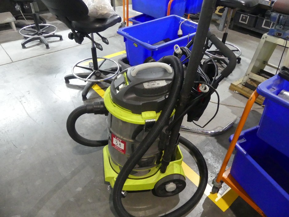 <p>Ryobi VC60HDARG Mobile Wet & Dry Industrial Vacuum Cleaner</p>