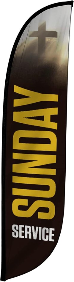LOOKOURWAY Feather Flag Banner - 12 Feet Tall Advertising Flags for Outdoor