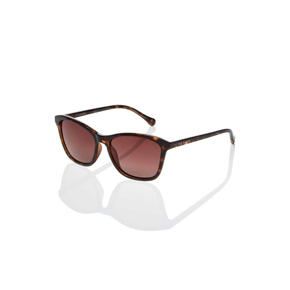 TED BAKER Tari Tortoiseshell Polarized Sunglasses, 55-16-140, Cat.3 Lens, S