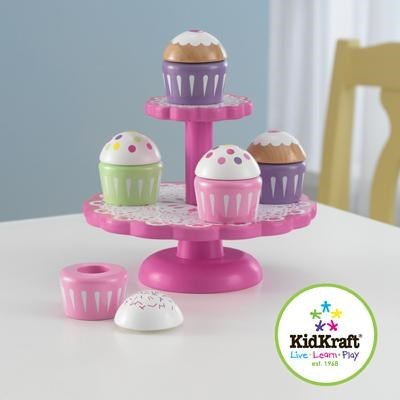 KidKraft Cupcake Stand with Cupcakes