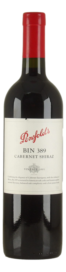 Penfolds Bin 389 Cabernet Shiraz 2001 (1x 750mL) SA