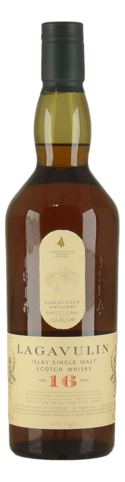 Lagavulin 16 Year Old Islay Single Malt Scotch Whisky (1x 700mL) Scotland
