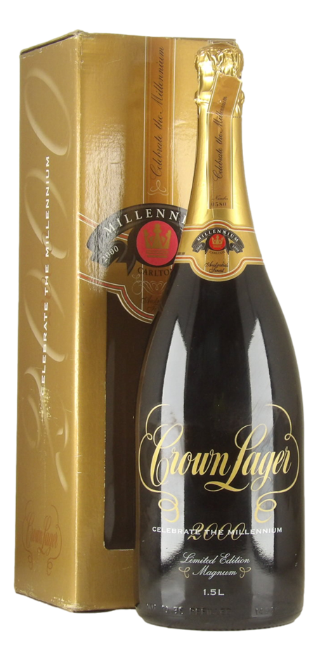Carlton Crown Lager Limited Edition Millennium 2000 (1x 1.5L) VIC.
