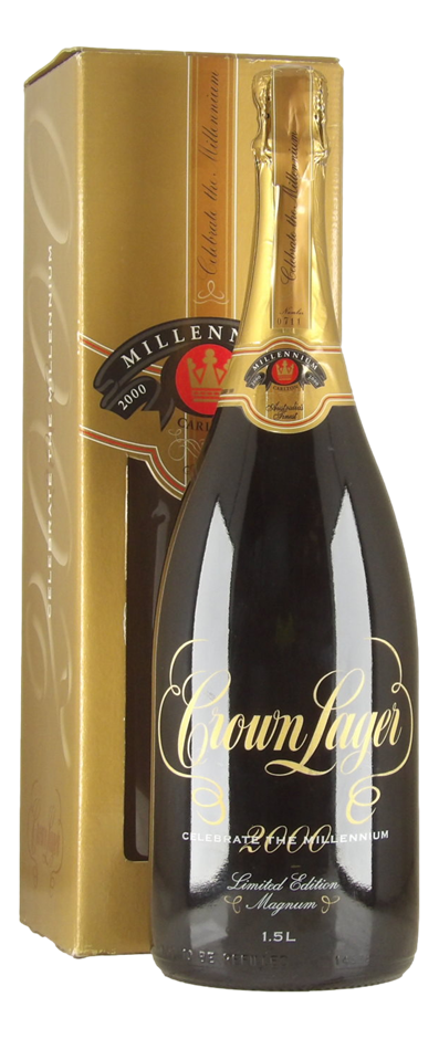 Carlton Crown Lager Limited Edition Millennium 2000 (1x 1.5L) VIC.