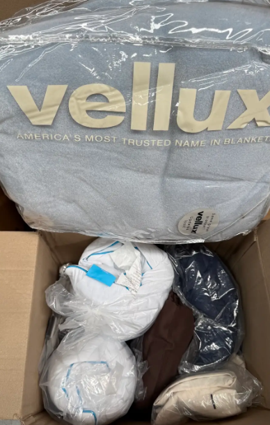 Assorted Box of Bedding. NB: Items may not be in original packaging and may